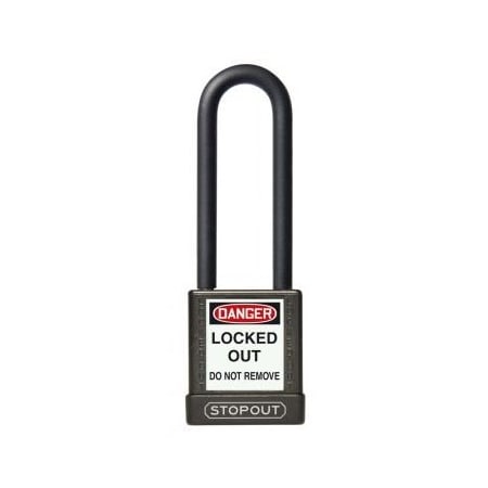 Accuform STOPOUT PLASTIC BODY ALUMINUM KDL713BK KDL713BK